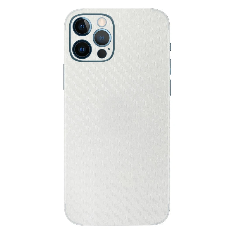 3D Carbon Fiber Skins Film Wrap Phone Back Sticker For iPhone 13 Pro Max 12 Mini SE 2020 11 Pro Max XS MAX XR X 8 7 6S Plus Skin