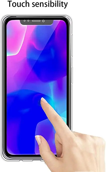 360 Full Body Case for iPhone 12 11 Pro XR XS Max 8 7 6 Plus 5S SE 2020 Double Side Silicone TPU Funda Transparent Protect Cover