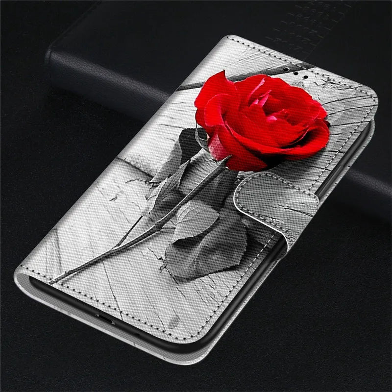 For iPhone 14 Pro Max Case Fashion PU Leather Flip Wallet Case on for Funda iPhone 11 12 13 14 Pro Max 14 Plus Phone Cover Coque