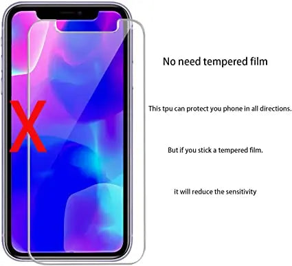 360 Full Body Case for iPhone 12 11 Pro XR XS Max 8 7 6 Plus 5S SE 2020 Double Side Silicone TPU Funda Transparent Protect Cover