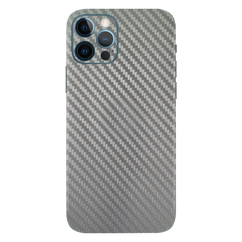 3D Carbon Fiber Skins Film Wrap Phone Back Sticker For iPhone 13 Pro Max 12 Mini SE 2020 11 Pro Max XS MAX XR X 8 7 6S Plus Skin