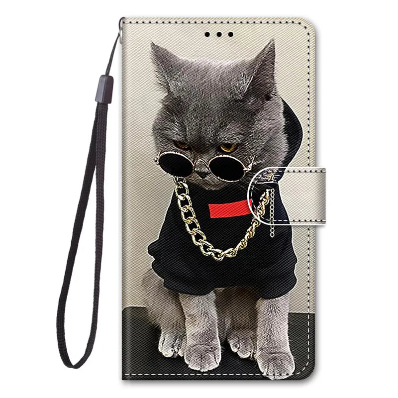 For iPhone 14 Pro Max Case Fashion PU Leather Flip Wallet Case on for Funda iPhone 11 12 13 14 Pro Max 14 Plus Phone Cover Coque