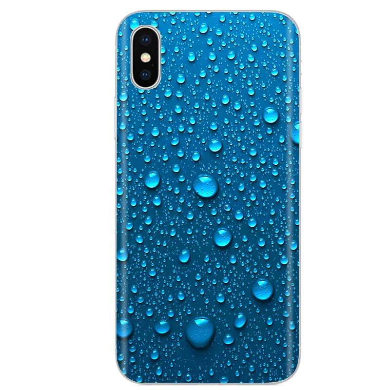 Cute Animal Flower Silicone Case for Iphone XR Case X Xs Max Simple Silicone Case for Iphone X Xs Max Xr Soft Cover Coque Shell