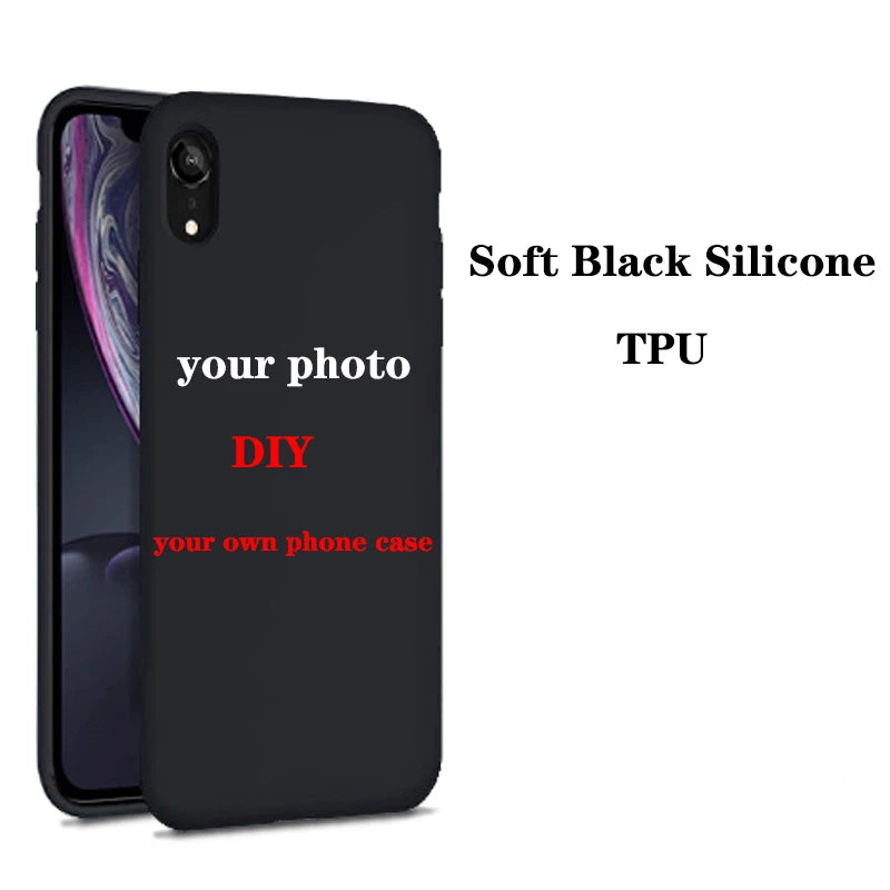 Custom Case for iPhone 16E 11 12 13 14 15 16 Pro X XR XS Max Mini 7 8 Plus SE 2020 2022 2016 DIY Personalize Picture Cover