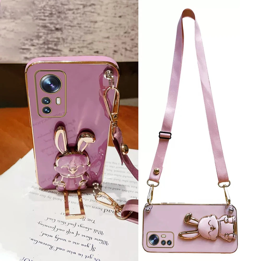 Crossbody Lanyard Phone Holder Case For Xiaomi Mi 12T 11T 12 13 10 11 Lite Mi13 13 Pro 13Lite 13Pro 5G 8 9 9T Ultra Stand Cove