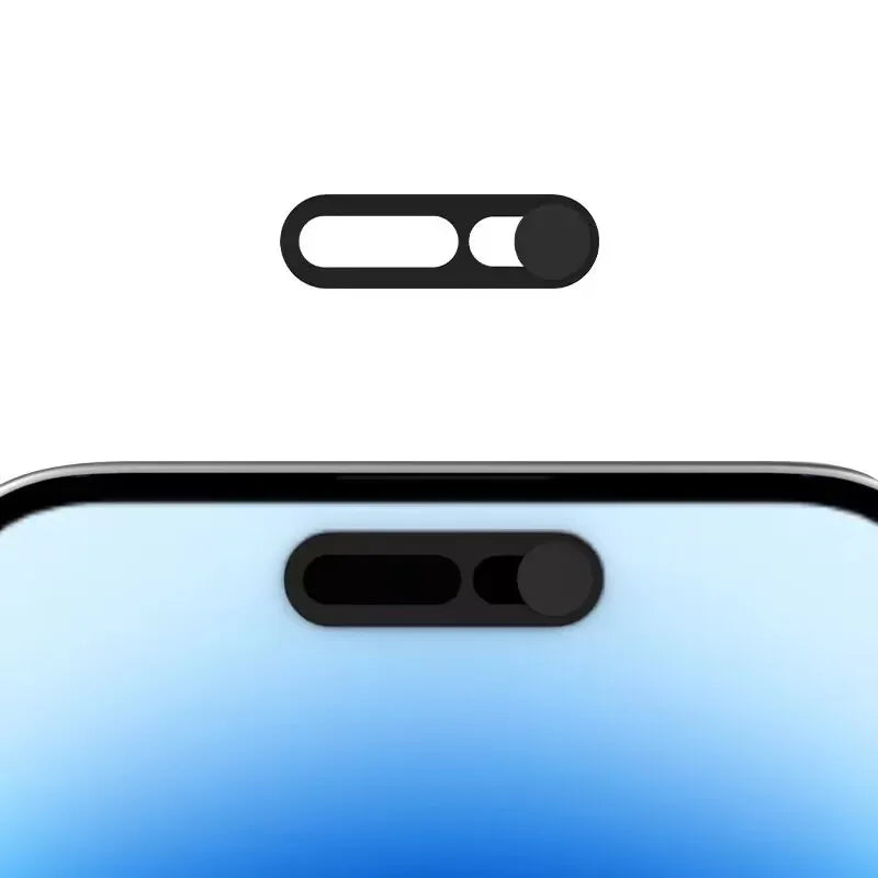 Utral Thin WebCam Cover Privacy Front Phone Lens Cover For iPhone XR 11 12 13 14 15 16 Pro Max Mini Camera Slider Protector Case