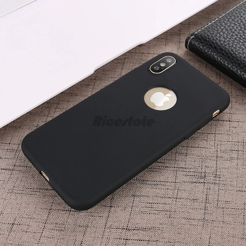 Silicon Case For iPhone 6 6s 7 8 Plus 7Plus 8Plus SE 2020 iphone 11 12 13 Pro X XS MAX XR mini Gel Cell Phone Cover Casing Coque