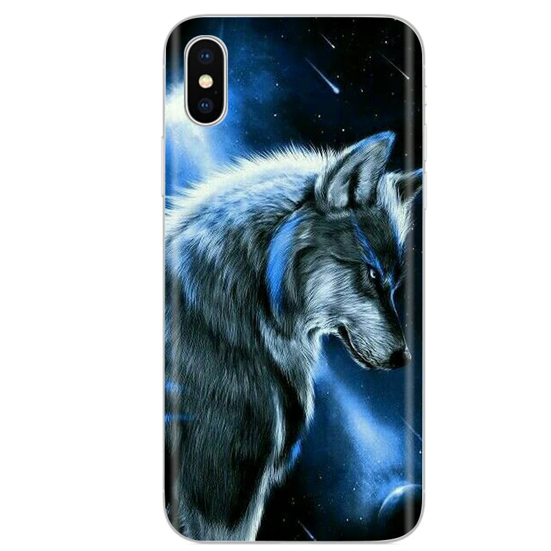 Cute Animal Flower Silicone Case for Iphone XR Case X Xs Max Simple Silicone Case for Iphone X Xs Max Xr Soft Cover Coque Shell