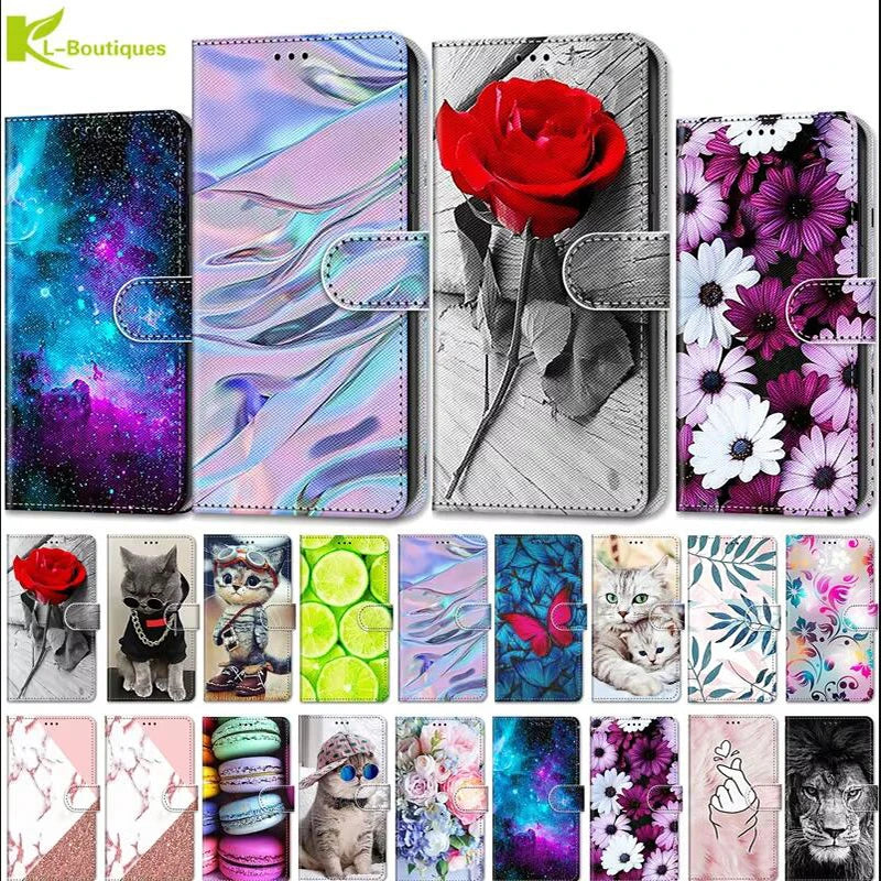 For iPhone 14 Pro Max Case Fashion PU Leather Flip Wallet Case on for Funda iPhone 11 12 13 14 Pro Max 14 Plus Phone Cover Coque
