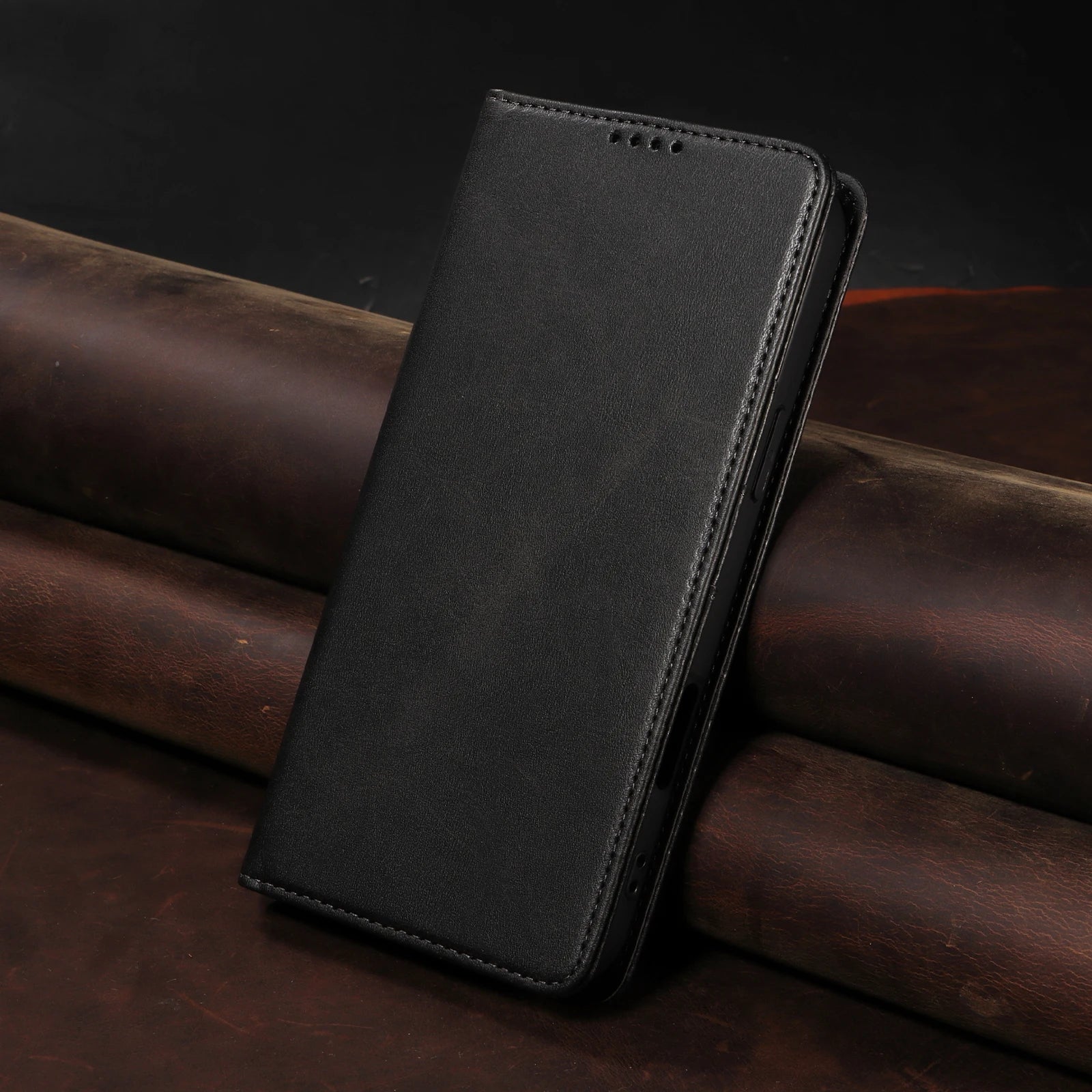 PU Leather Wallet Phone Case For iPhone 16E 16 Pro Max  15 Plus 14 13 12 Flip Cover Protective Magnetic With Picture Frame