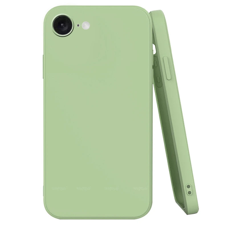 For Cover iPhone 16e Case For Apple iPhone 16e Capas New Liquid Silicone Bumper TPU Soft Cover For iPhone 16e iPhone16e Fundas