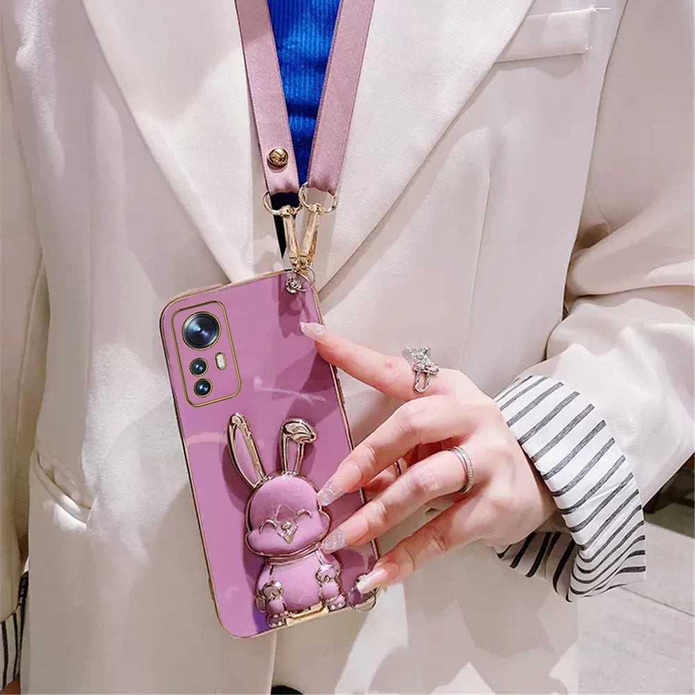 Crossbody Lanyard Phone Holder Case For Xiaomi Mi 12T 11T 12 13 10 11 Lite Mi13 13 Pro 13Lite 13Pro 5G 8 9 9T Ultra Stand Cove