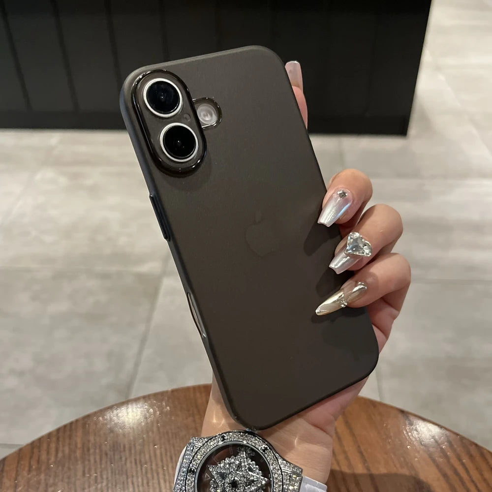 Ultra Thin PP Case For iPhone 17 16 15 14 13 12 11 Pro Max 16 15 Plus Matte Cover For iPhone 17 Air Slim Clear Shockproof Case