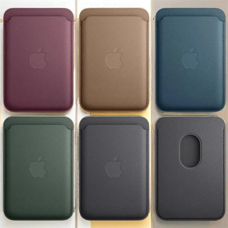 Original Apple Magsafe wallet Magnetic Card holder Case For iPhone 13 16 15 12 14 Pro Max Plus Phone Leather Bag Official Cover