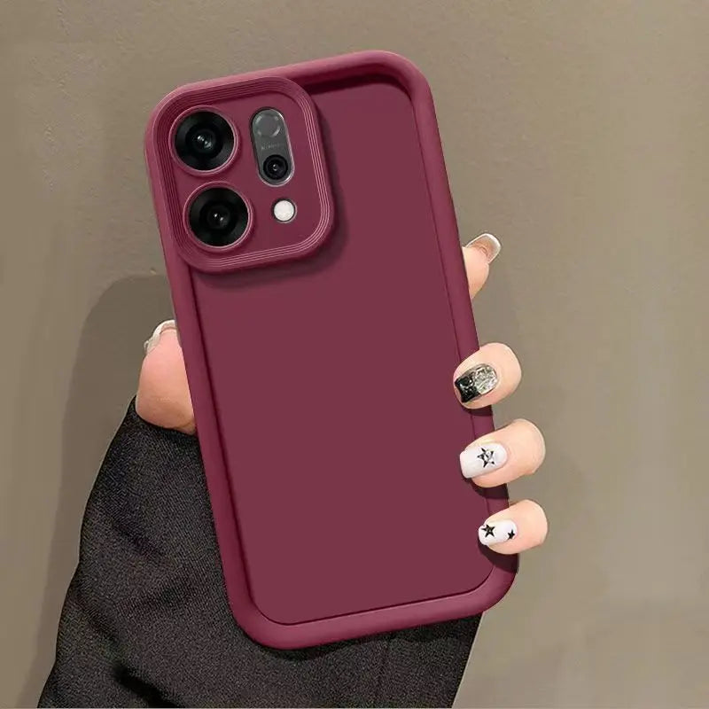 For OPPO Reno14 Case OPPO Reno 14 5G Phone Case OPPO Reno14 CPH2737 Anti fall protection Luxury Matte Soft Cover 