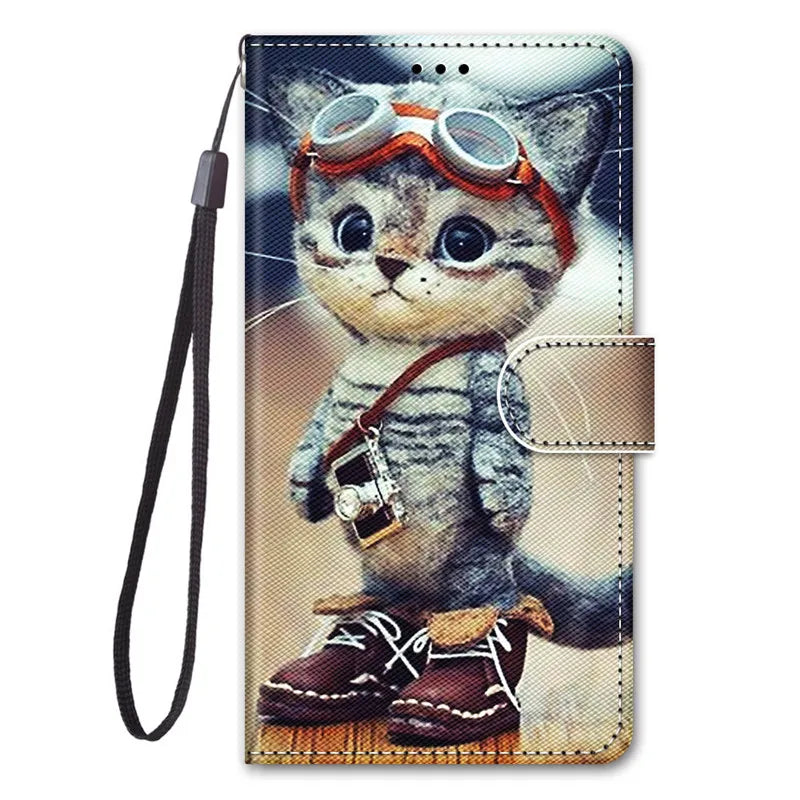 For iPhone 14 Pro Max Case Fashion PU Leather Flip Wallet Case on for Funda iPhone 11 12 13 14 Pro Max 14 Plus Phone Cover Coque