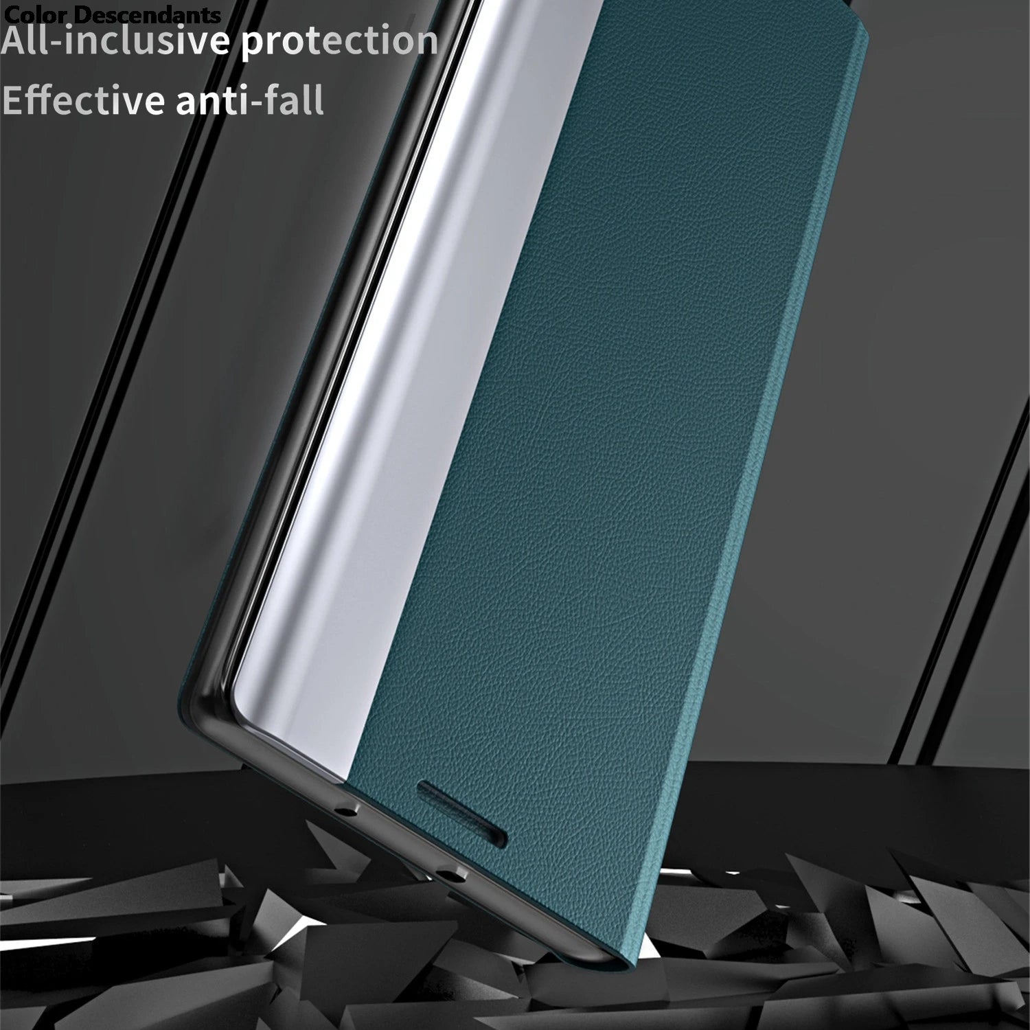 Funda For Samsung Galaxy S23 S22 S24 Ultra Case Leather Flip Plating Back Cover For Samsung S20 S21 FE Note 10 Plus 20 25 Ulltra