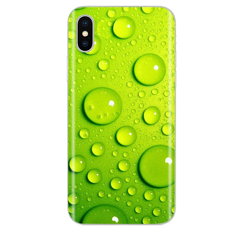 Cute Animal Flower Silicone Case for Iphone XR Case X Xs Max Simple Silicone Case for Iphone X Xs Max Xr Soft Cover Coque Shell