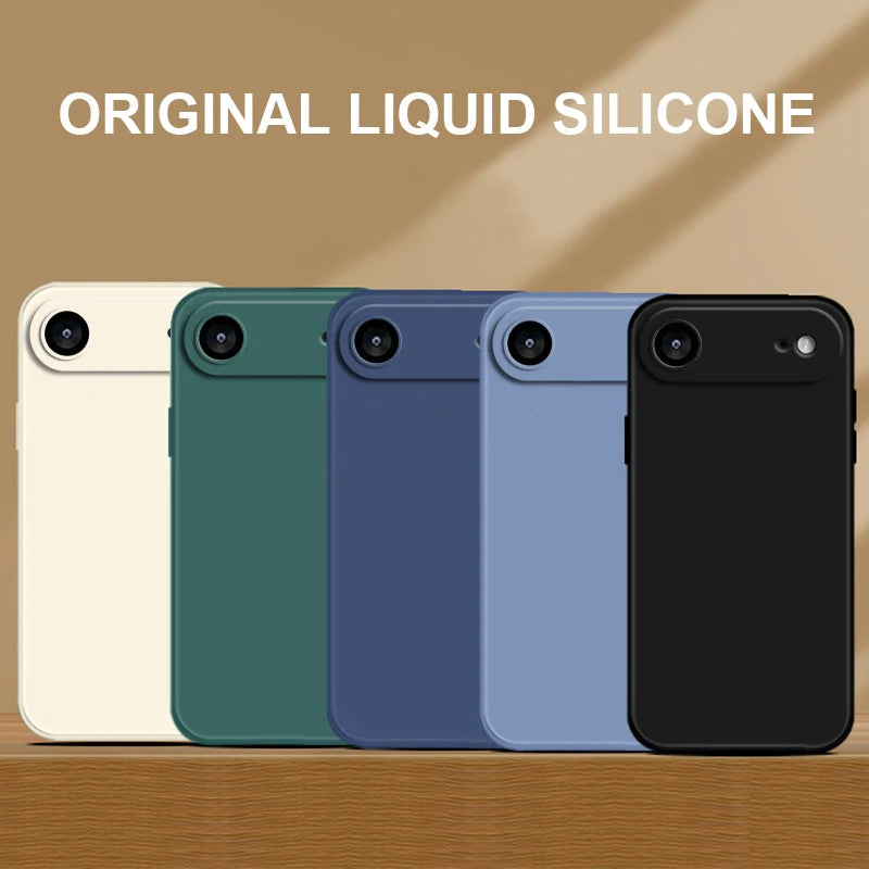 For iPhone 17 Air Case For Apple iPhone 17Air Cases Luxury TPU Anti-drop Liquid Silicone Protective Phone Cases iPhone17 Air