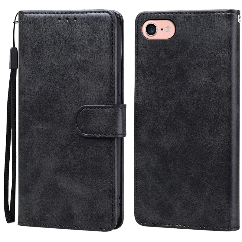 For iPhone SE 2020 Case Leather Flip Cover for iPhone 6 6S 7 8 Plus Cases Magnetic Wallet Phone Case For iPhon 6 6s Cover Coque