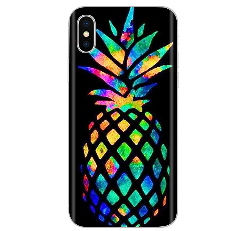 Cute Animal Flower Silicone Case for Iphone XR Case X Xs Max Simple Silicone Case for Iphone X Xs Max Xr Soft Cover Coque Shell