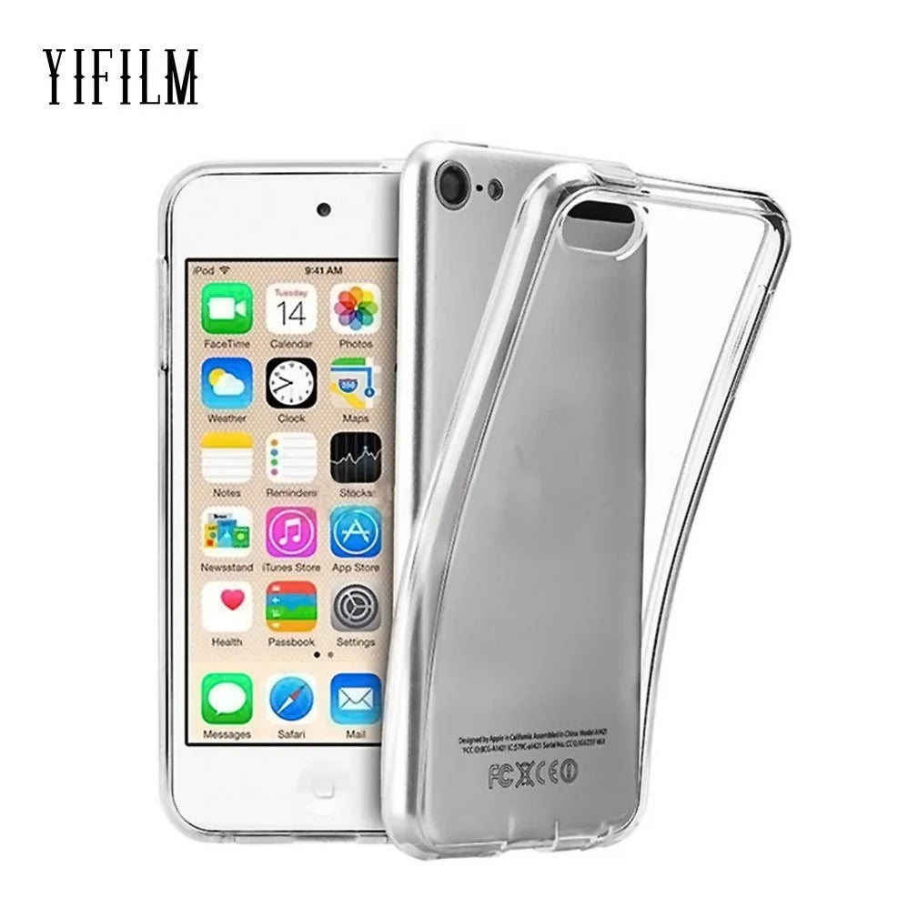 For Apple IPod Touch 5 6 7 Soft TPU Silicone Case IPhone SE X XS XR 11 12 13 Pro Max Transparent Anti Slip Shockproof Cover Case