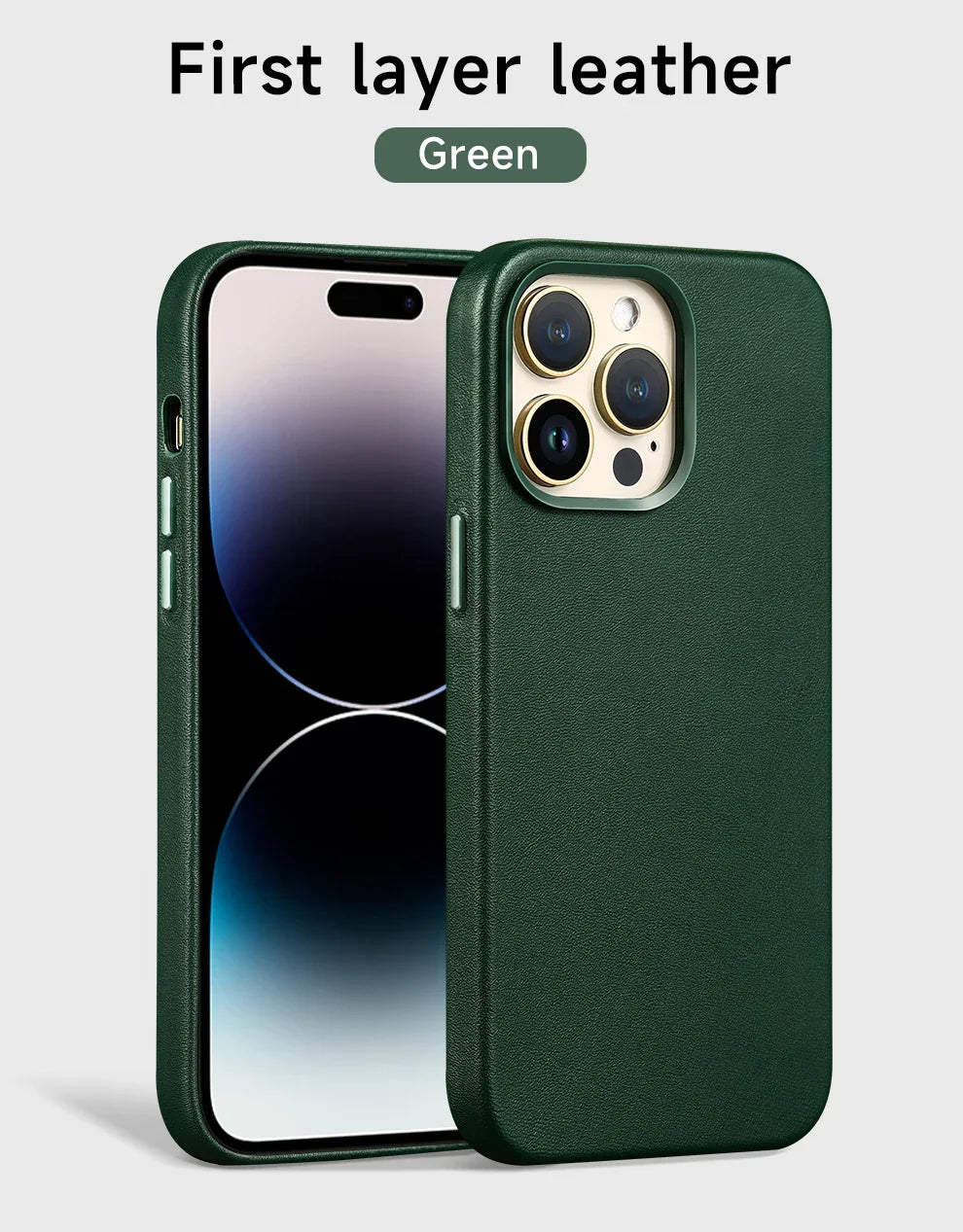 Luxury MagSafe Case for Apple iPhone 17 Pro Max 16 13 12 14 15 Plus Leather Official Style MacSafe Magnetic i Phone Cover Etui