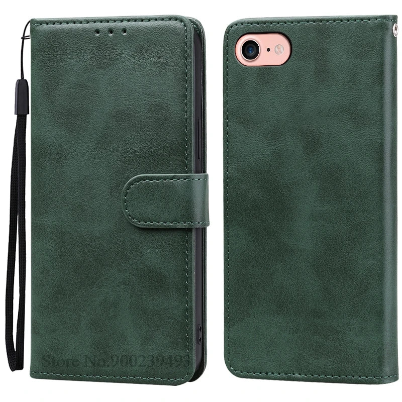 For iPhone SE 2020 Case Leather Flip Cover for iPhone 6 6S 7 8 Plus Cases Magnetic Wallet Phone Case For iPhon 6 6s Cover Coque