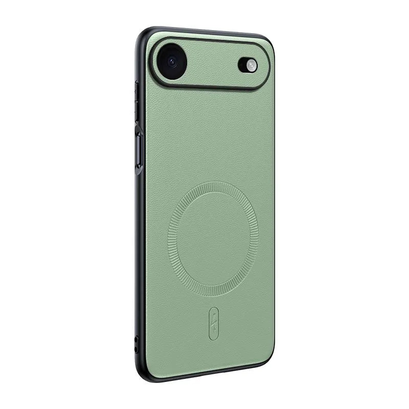 For Iphone 17 Air Case Magnetic Leather Shield Cover For Iphone 17 Air Anti-Fingerprint Non-Slip PC+TPU