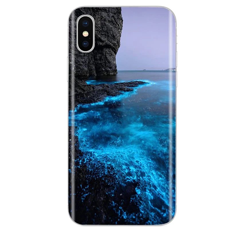 Cute Animal Flower Silicone Case for Iphone XR Case X Xs Max Simple Silicone Case for Iphone X Xs Max Xr Soft Cover Coque Shell