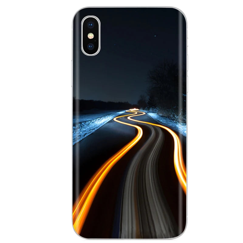 Cute Animal Flower Silicone Case for Iphone XR Case X Xs Max Simple Silicone Case for Iphone X Xs Max Xr Soft Cover Coque Shell