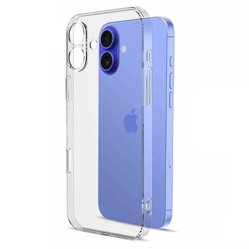 New Ultra Thin Soft Silicone Case For iPhone 16 Pro Max Plus Crystal Clear Transparent Full Cover Shell 16pro Promax 16plus