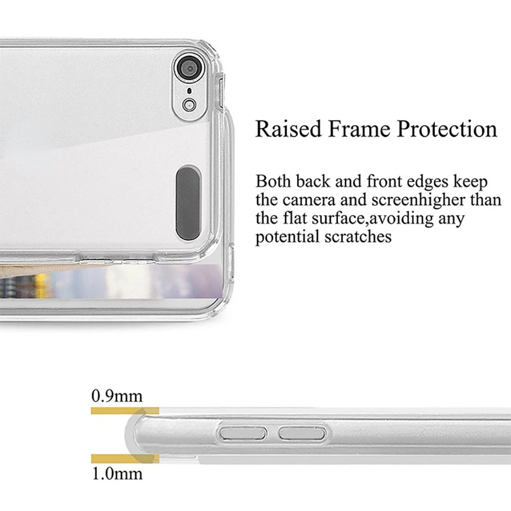 For Apple IPod Touch 5 6 7 Soft TPU Silicone Case IPhone SE X XS XR 11 12 13 Pro Max Transparent Anti Slip Shockproof Cover Case