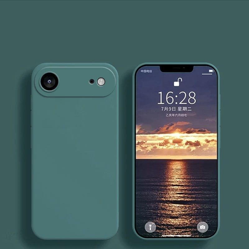 For iPhone 17 Air Case For Apple iPhone 17Air Cases Luxury TPU Anti-drop Liquid Silicone Protective Phone Cases iPhone17 Air