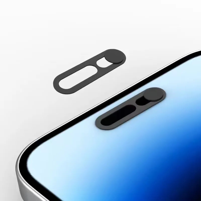 Utral Thin WebCam Cover Privacy Front Phone Lens Cover For iPhone XR 11 12 13 14 15 16 Pro Max Mini Camera Slider Protector Case
