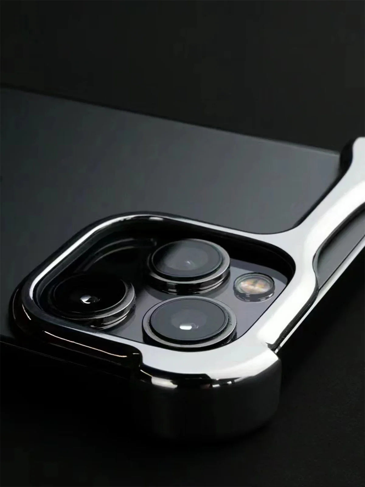 Luxury Irregular Aluminum Alloy Bumper Phone Case For IPhone 12 13 14 15 16 17 Pro Max 17Air Lens Film Protection Metal Cover