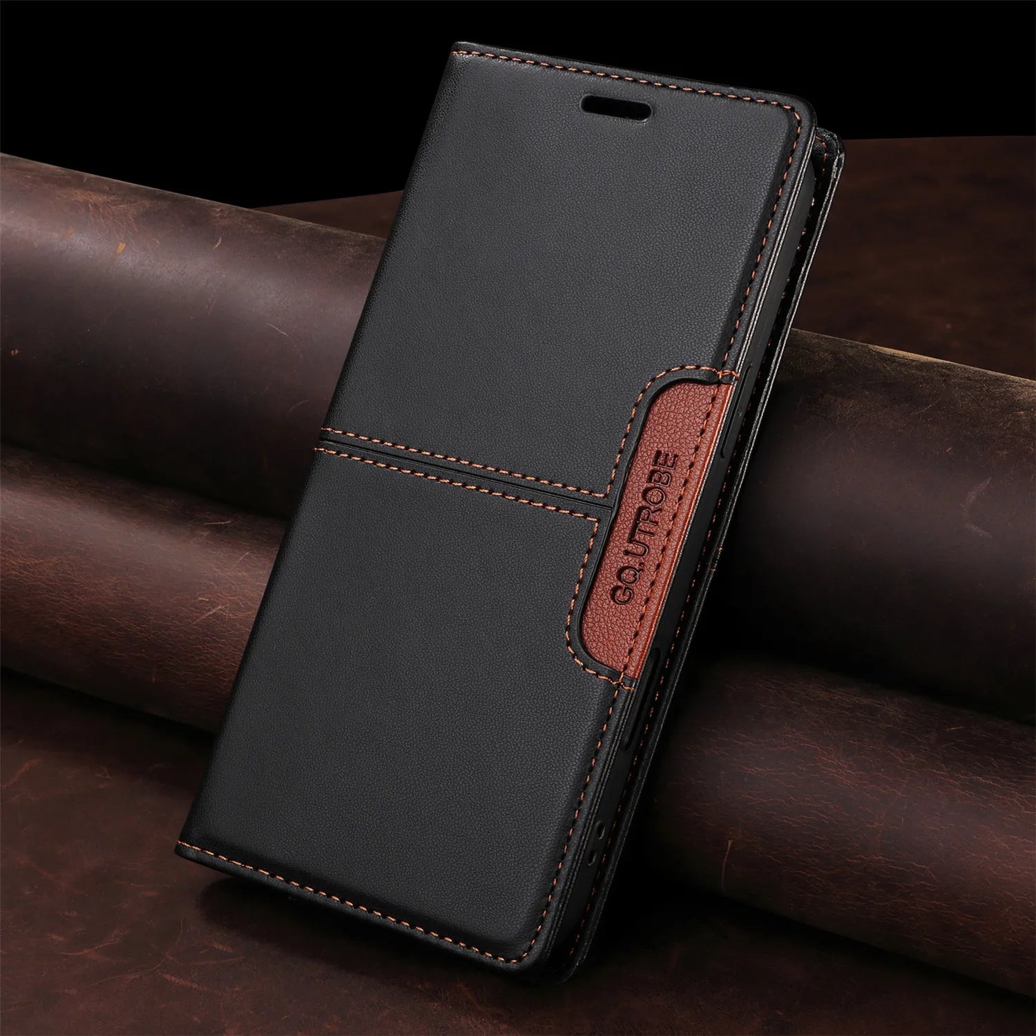 Leather Flip Phone Case For Samsung Galaxy S10 Plus S20 S21 FE S22 S23 S24 S25 Note20 Ultra Magnetic Wallet Bracket Protect Cove