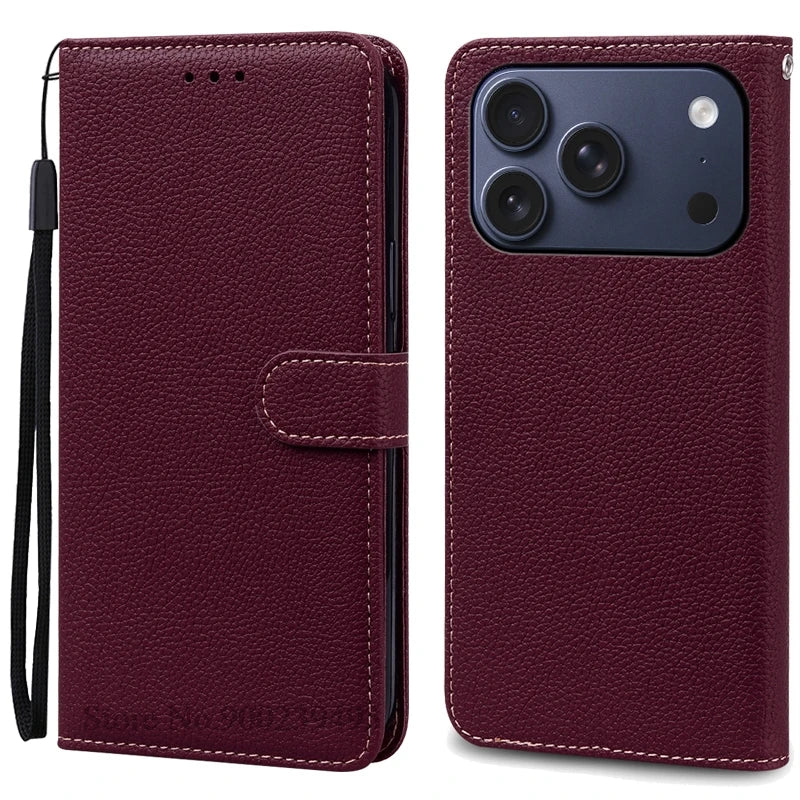 For iPhone Air Case iPhone 17 Case Wallet Leather Flip Cover For iPhone 17 Pro Max Phone Case Wallet Pouch Flip Fundas iPhone17