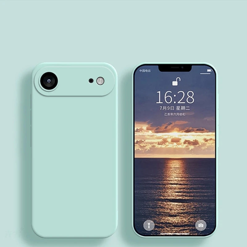 For iPhone 17 Air Case For Apple iPhone 17Air Cases Luxury TPU Anti-drop Liquid Silicone Protective Phone Cases iPhone17 Air