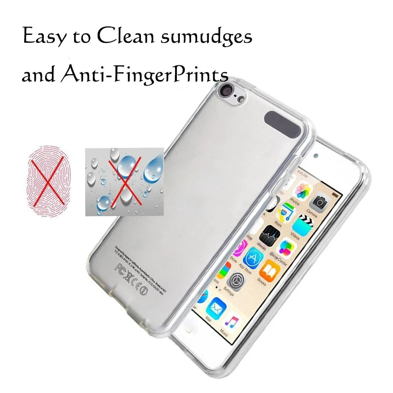 For Apple IPod Touch 5 6 7 Soft TPU Silicone Case IPhone SE X XS XR 11 12 13 Pro Max Transparent Anti Slip Shockproof Cover Case