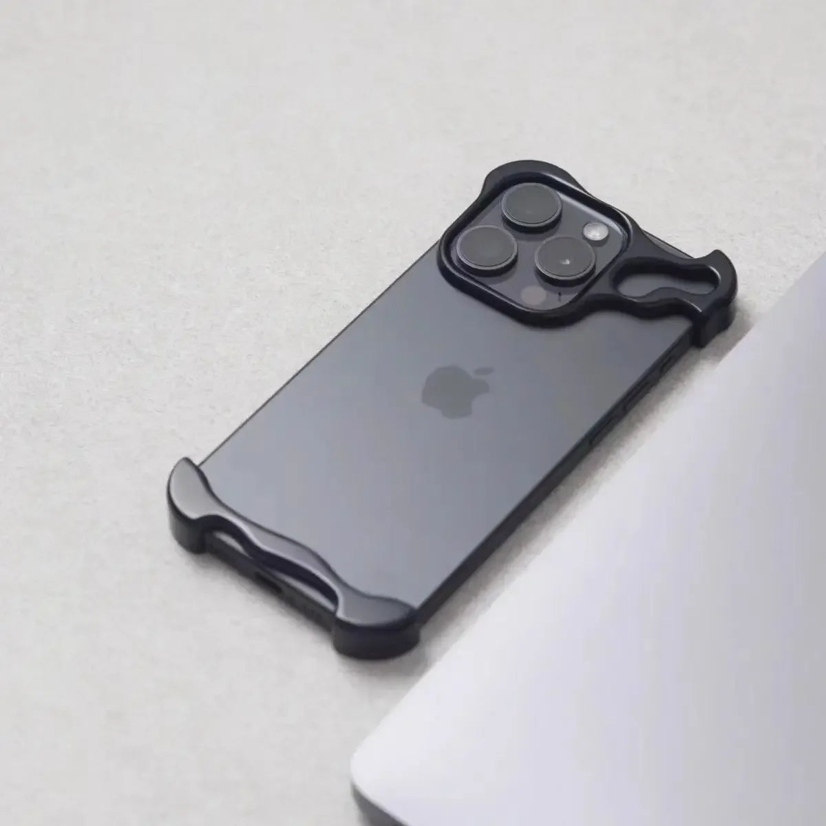 Luxury Irregular Aluminum Alloy Bumper Phone Case For IPhone 12 13 14 15 16 17 Pro Max 17Air Lens Film Protection Metal Cover