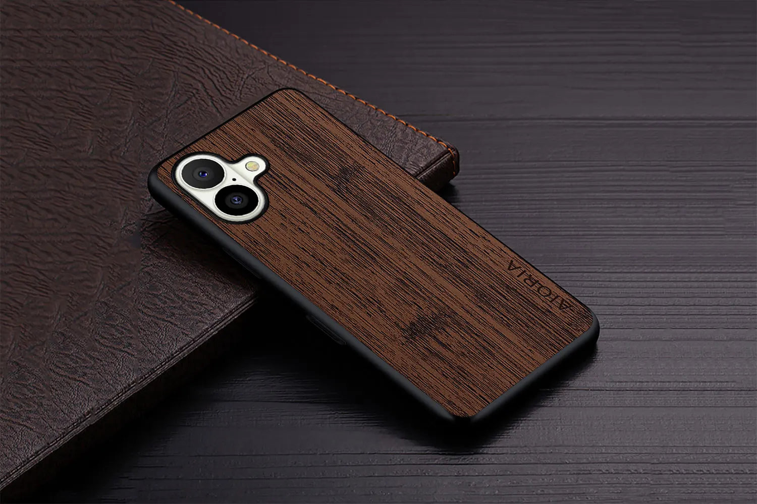 Case for iPhone 17 Pro Max Air case bamboo wood pattern Leather cover funda for iPhone 17 Pro Max coque case capa