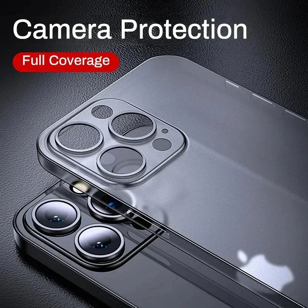 0.3mm Ultra Thin Clear Matte PP Hard Ultra Slim Case For Iphone 17 Air 17PRO 16 15 14 13 12 11 Pro Max Shell Silm Back Case