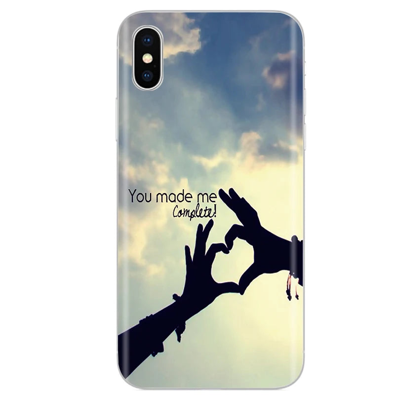 Cute Animal Flower Silicone Case for Iphone XR Case X Xs Max Simple Silicone Case for Iphone X Xs Max Xr Soft Cover Coque Shell