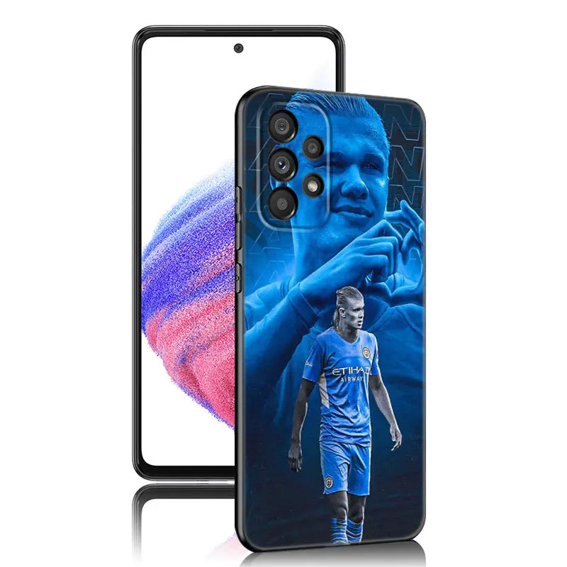 Neymar Mbappe Football Phone Case For Samsung A13 A22 A24 A32 4G A33 A34 A35 A52S A53 A54 A55 A73 5G A06 A12 A14 A15 A23 A51