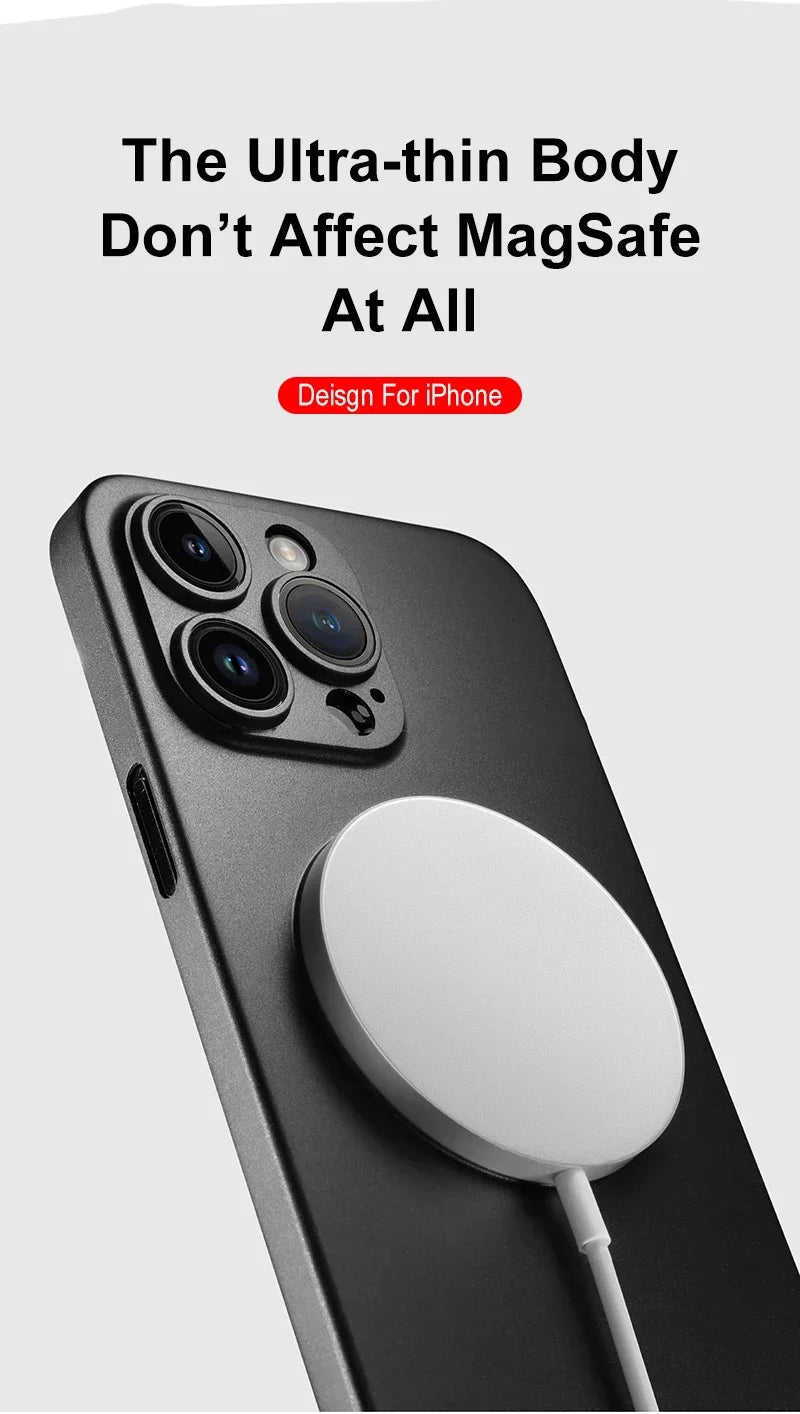 0.3mm Ultra Thin Clear Matte PP Hard Ultra Slim Case For Iphone 17 Air 17PRO 16 15 14 13 12 11 Pro Max Shell Silm Back Case