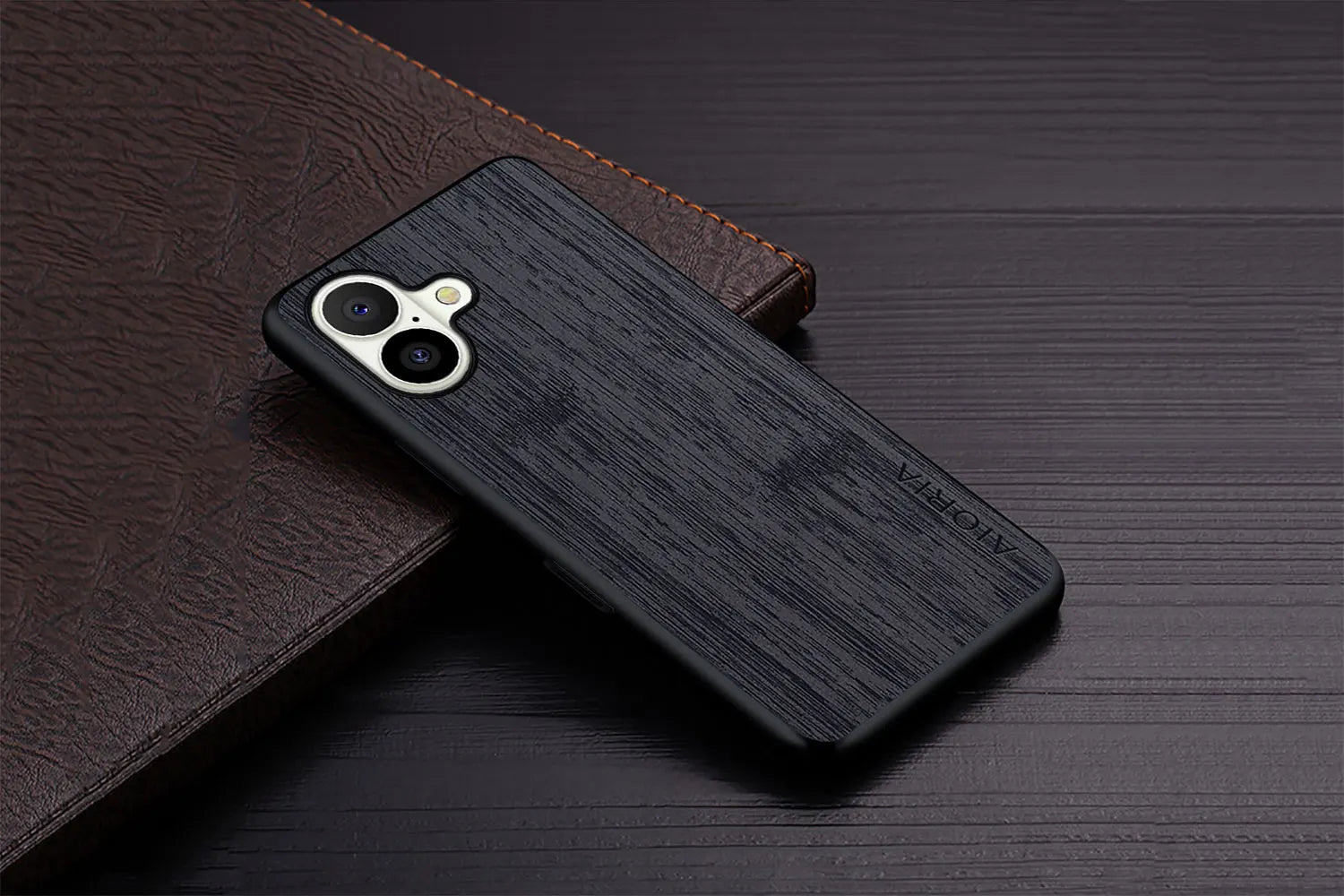 Case for iPhone 17 Pro Max Air case bamboo wood pattern Leather cover funda for iPhone 17 Pro Max coque case capa