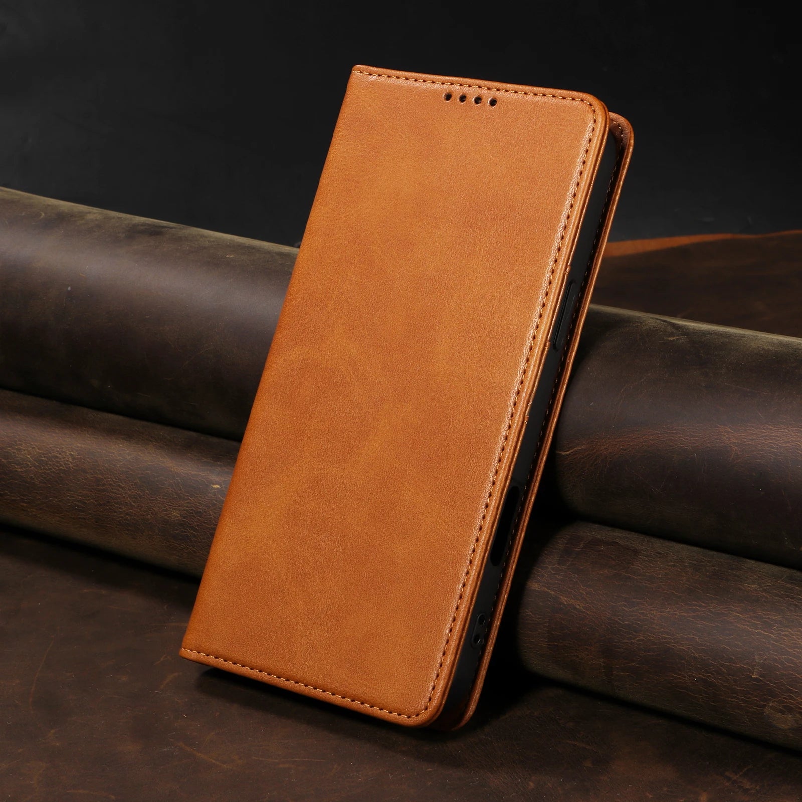 PU Leather Wallet Phone Case For iPhone 16E 16 Pro Max  15 Plus 14 13 12 Flip Cover Protective Magnetic With Picture Frame