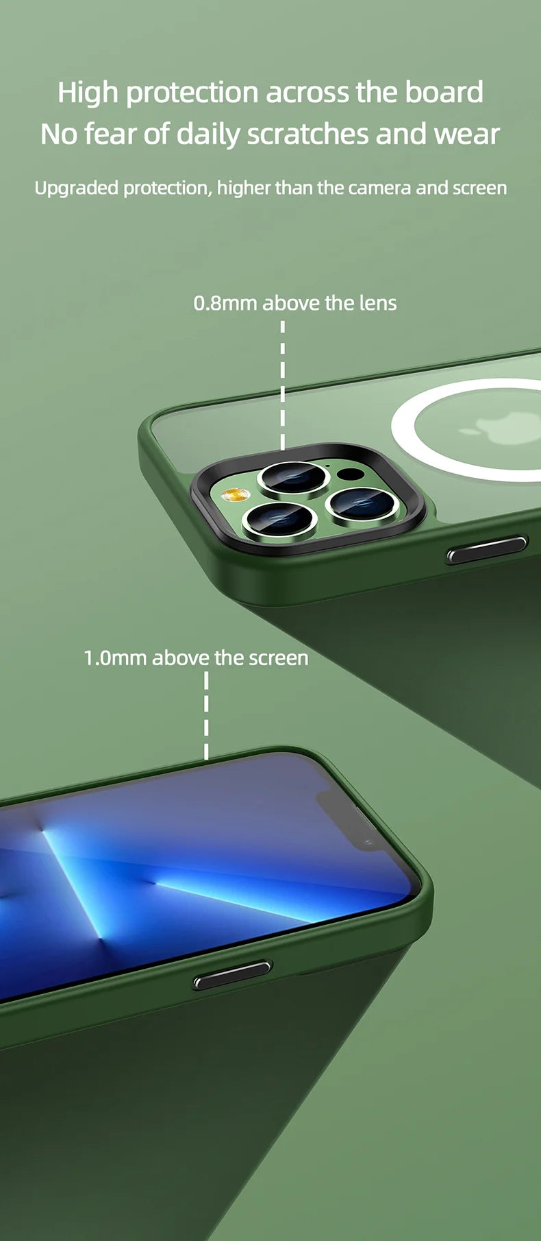 Matte Translucent Frosted Case For IPhone 17 16 15 14 13 11 12 11 Pro Max Plus Magnetic Case For Magsafe Wireless Charging Cover