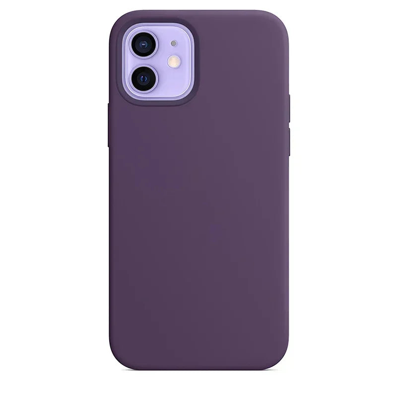 Original Apple Amination Liquid Silicone Magnetic Magsafe Case For Apple iPhone 12 Pro Max 12 Mini 12Pro Case Wireless Charging